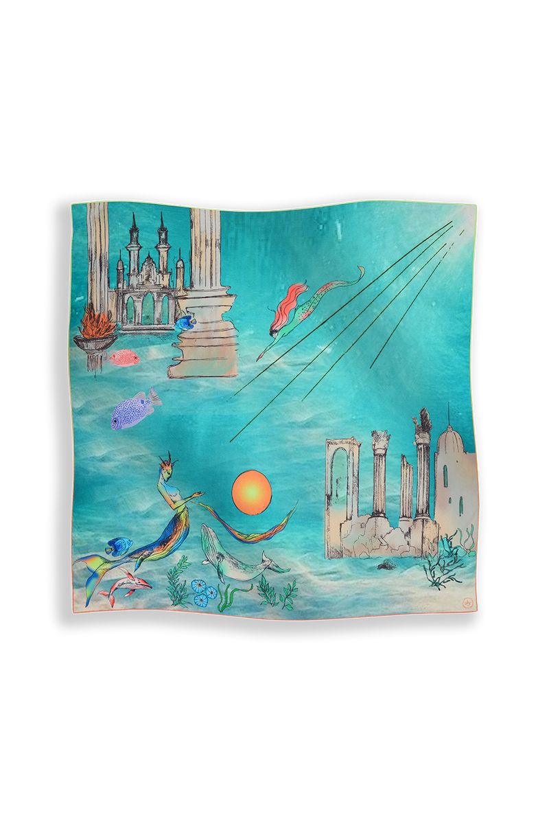 Atlantis ve Lemurya'nın Uyanışı Pamuk Fular