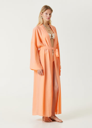 Joyous Monk Uzun Kimono - selinkucuksoz