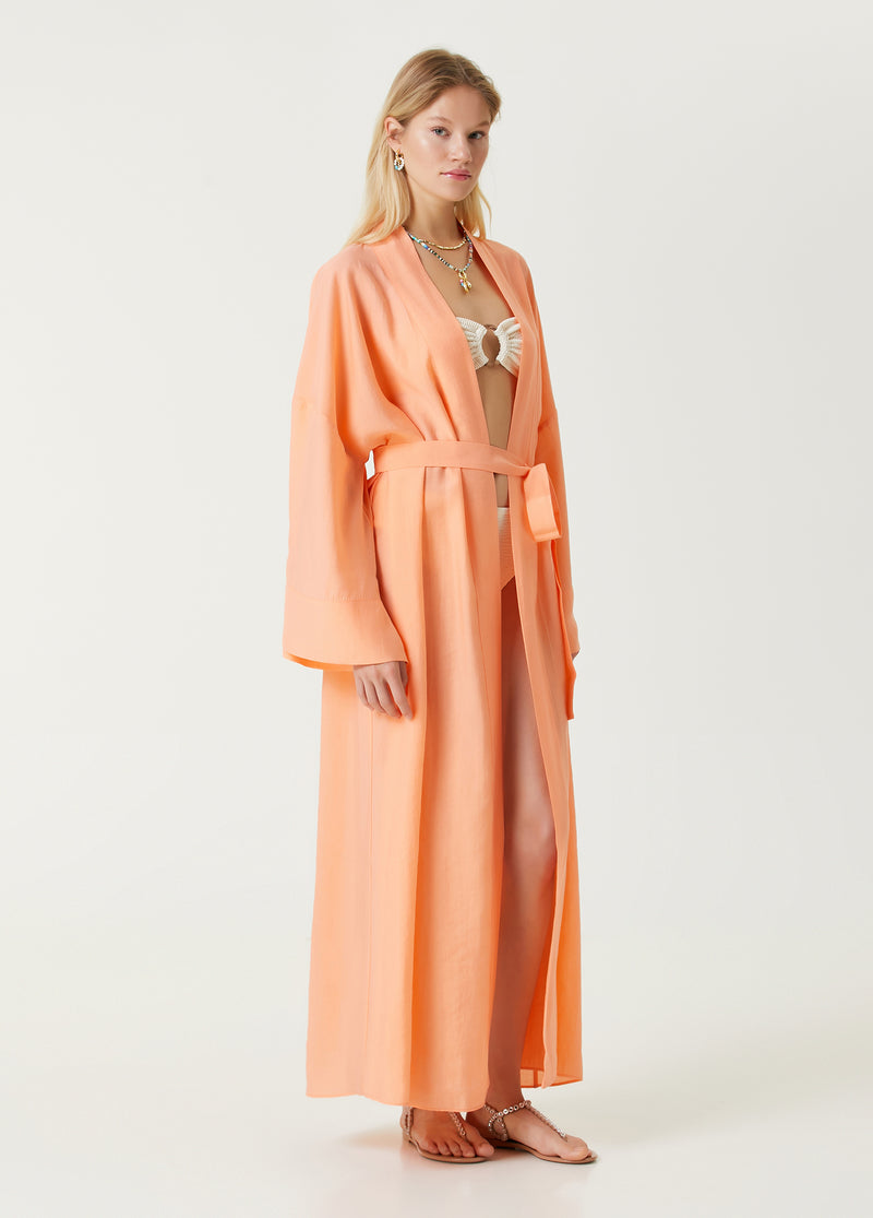 Joyous Monk Uzun Kimono - selinkucuksoz