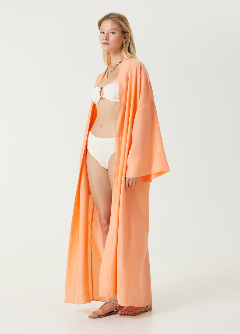 Joyous Monk Uzun Kimono - selinkucuksoz