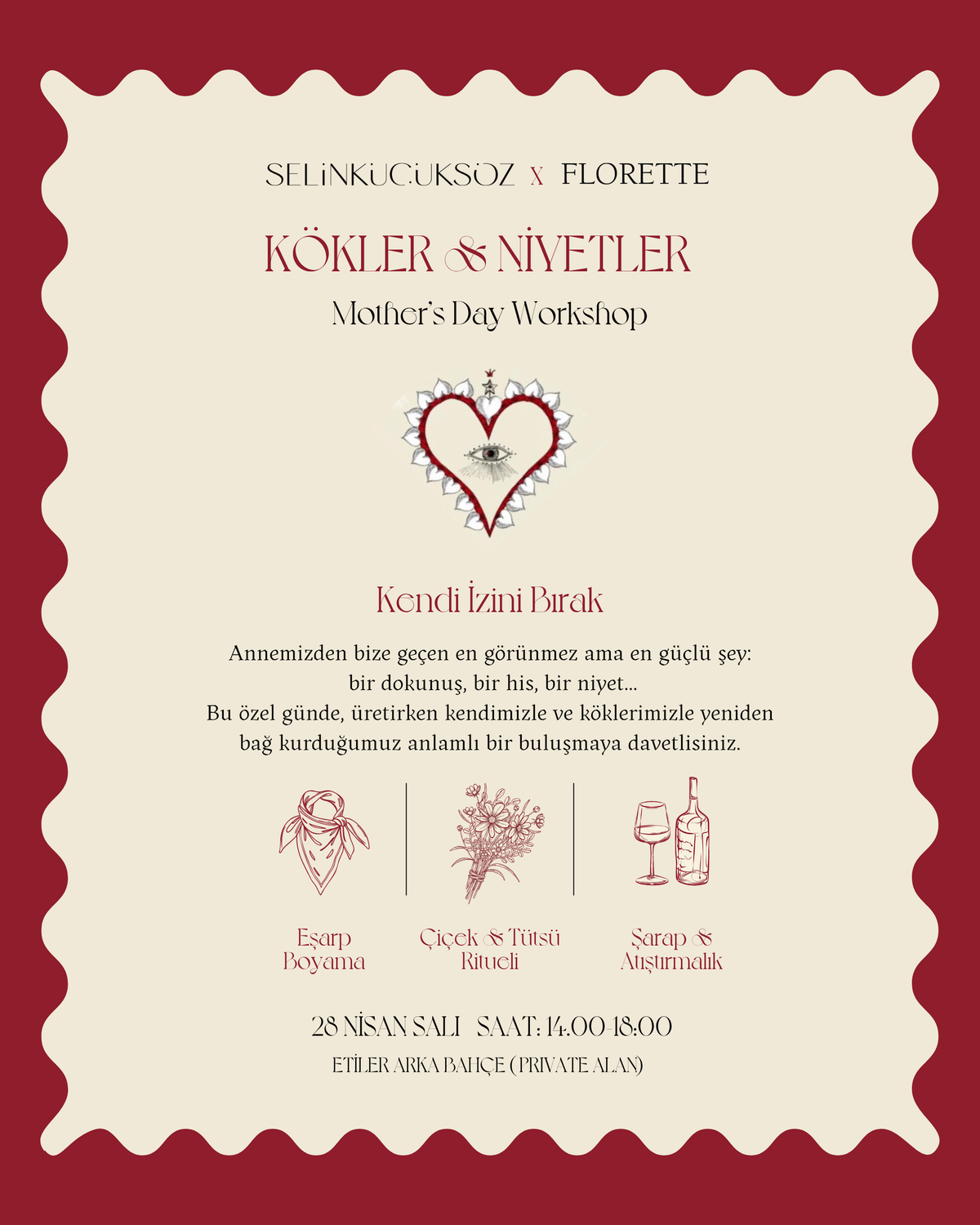 ROOTS & INTENTIONS - Mother's Day Workshop