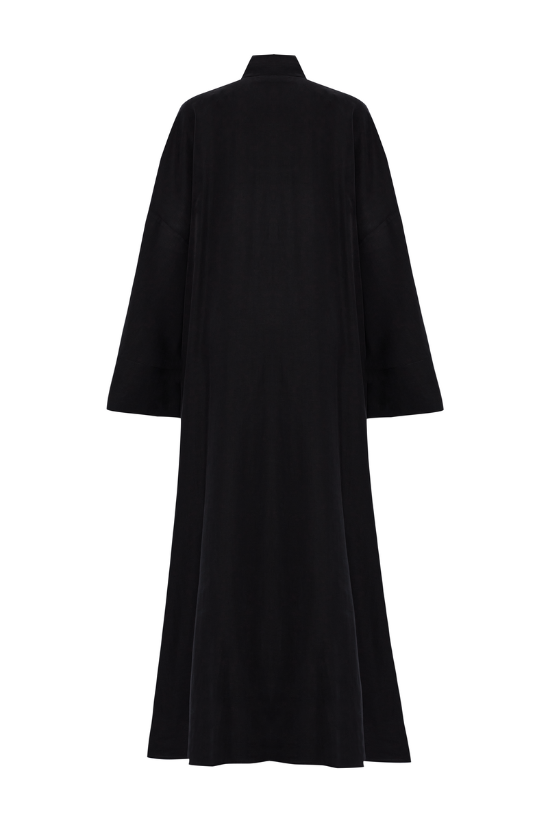 The Monk Uzun Siyah Kimono - selinkucuksoz