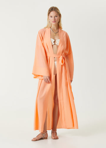 Joyous Monk Uzun Kimono - selinkucuksoz